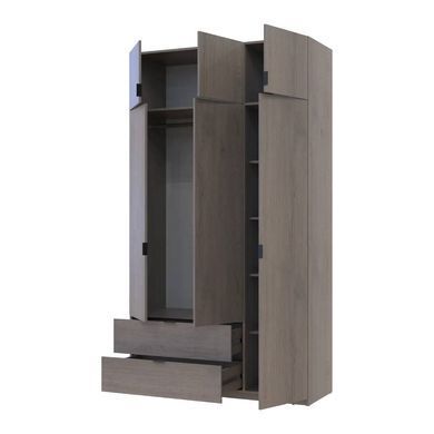 Шафа розпашна з антресоллю Doros Лукас 135х50х240 см Канноло