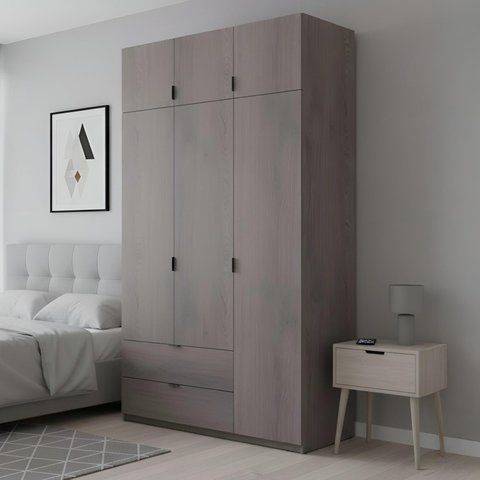 Шафа розпашна з антресоллю Doros Лукас 135х50х240 см Канноло