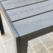 Садовый стол 4Points Parma прямоугольный 130&times;70&times;70 см, столешница из искусственного дерева Polywood, черный фото 6