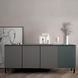 Комод в гостиную на черных металлических ножках LION Грей 204x38x76,5 см Дуб Аппалачи/Дерево