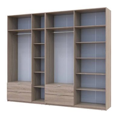 Шафа для одягу Doros Лукас Дуб сонома 3+4 ДСП 280х50х240 DRS-011706 (42005119)