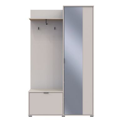 Передпокій Doros Дора Кашемір 1 ДСП/1 Дзеркало 113.5х40х192 DRS-011780 (44900364) фото