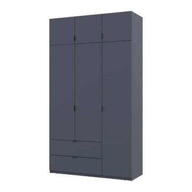 Шафа для одягу Doros Лукас Графіт 3ДСП 135х50х240 DRS-011654 (80737801)