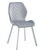 Стул N-54 светло-серый велюр/белый