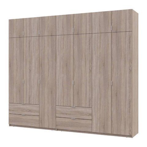 Шафа для одягу Doros Лукас Дуб сонома 3+4 ДСП 280х50х240 DRS-011706 (42005119)