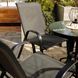 Комплект садових меблів 4Points Udine-4 з круглим столом ⌀60см, Чорний фото 3