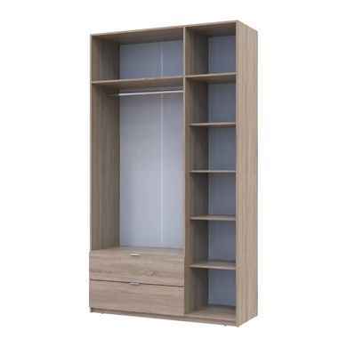 Шафа для одягу Doros Лукас Дуб Сонома 3ДСП 135х50х240 DRS-011655 (80737803)