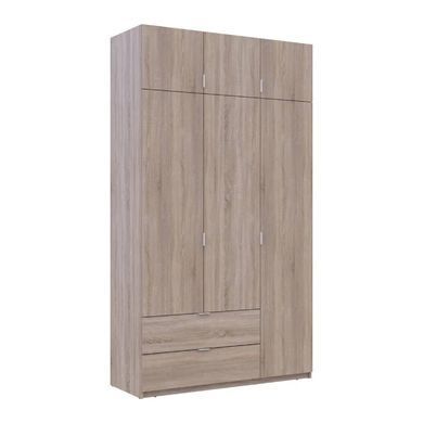 Шафа для одягу Doros Лукас Дуб Сонома 3ДСП 135х50х240 DRS-011655 (80737803)