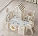 Дитячий манеж з килимком 5в1 Terrio &ldquo;Sleepy M&rdquo; 150х180 см, білий