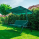 Садова гойдалка 4Р Garden тримісна 180х110см, зелена