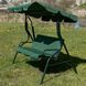 Садова гойдалка 4Р Garden тримісна 180х110см, зелена