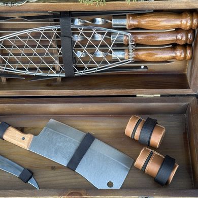 Подарочный набор Mzavod Мастер BBQ светлая текстура фото