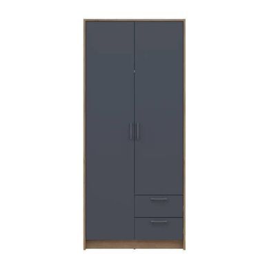 Шкаф для одежды Doros Ронди Дуб Артизан/Графит 2ДСП 82х52х195 DRS-011657 (80737804)