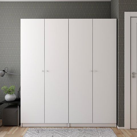 Комплект шаф для одягу Doros Промо (2 шт.) 180х48х204 см Білий