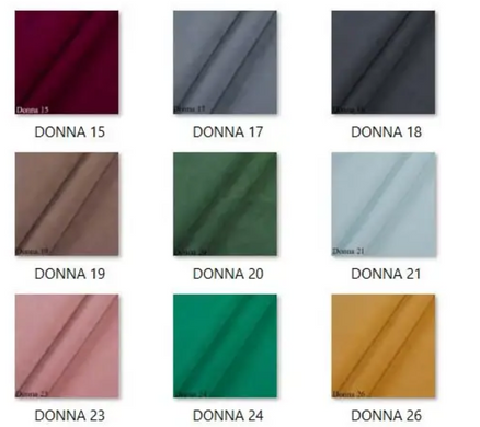 Стілець Мушля з м&rsquo;якою спинкою з бука в тканині велюр Donna 15 фото