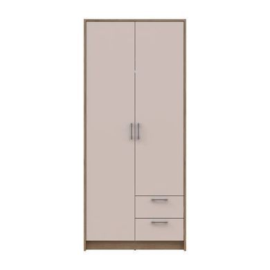 Шафа для одягу Doros Ронді Дуб Артизан/Кашемір 2ДСП 82х52х195 DRS-011660 (80737805)