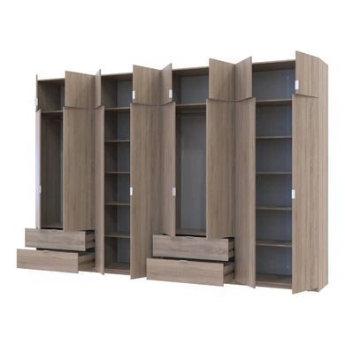 Шкаф для одежды Doros Лукас Дуб сонома 4+4 ДСП 360х50х240 DRS-011712 (42005143)