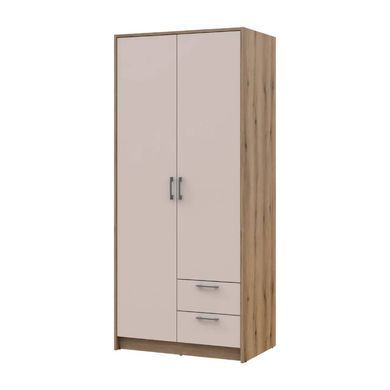 Шафа для одягу Doros Ронді Дуб Артизан/Кашемір 2ДСП 82х52х195 DRS-011660 (80737805)