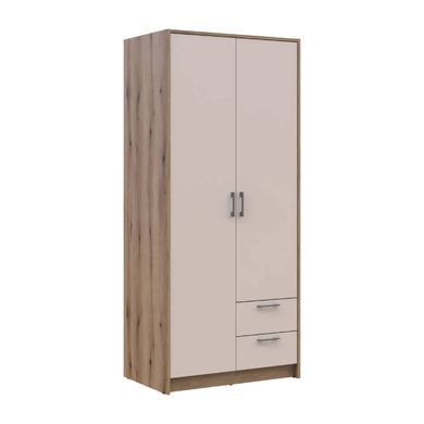 Шафа для одягу Doros Ронді Дуб Артизан/Кашемір 2ДСП 82х52х195 DRS-011660 (80737805)