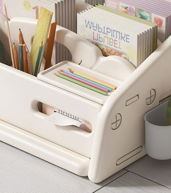 Органайзер для канцелярии Terrio "Study" Бело-серый фото