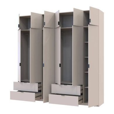 Шкаф для одежды Doros Лукас Кашемир 3+3 ДСП 240х50х240 DRS-011713 (42005108)