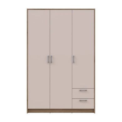 Шафа для одягу Doros Ронді Дуб Артизан/Кашемір 3ДСП 121х52х195 DRS-011661 (80737815)