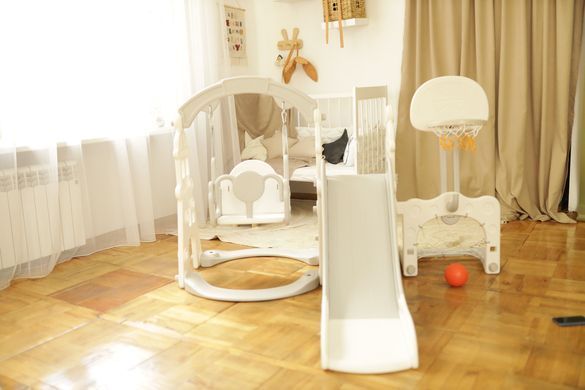 Детский игровой комплекс 5в1 Terrio "Castle" Серо-белый