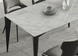 Стіл NORMAN CERAMIC 140*90 Muie White глянець/чорний каркас
