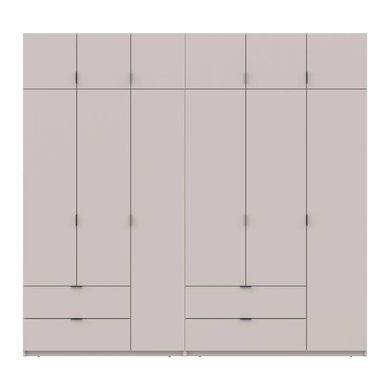 Шафа для одягу Doros Лукас Кашемір 3+3 ДСП 255х50х240 DRS-011714 (42005112)