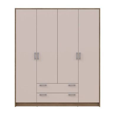 Шафа для одягу Doros Ронді Дуб Артизан/Кашемір 4ДСП 160х52х195 DRS-011662 (80737825)