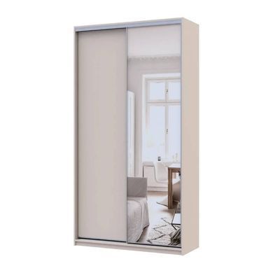 Шафа-купе Doros Сіті Лайт Кашемір 1 ДСП / 1 дзеркало 120х45х225 (80736338)