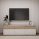 Тумба под TV Stilo белый жемчуг/дуб сонома светлый
