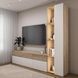 Тумба под TV Stilo белый жемчуг/дуб сонома светлый