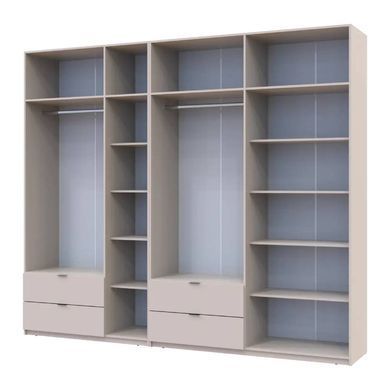 Шафа для одягу Doros Лукас Кашемір 3+4 ДСП 280х50х240 DRS-011716 (42005120)