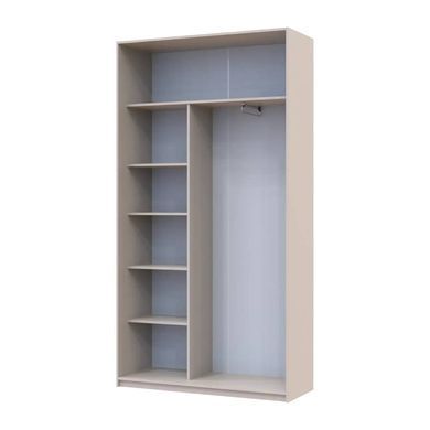 Шафа-купе Doros Сіті Лайт Кашемір 2 дзеркала 120х45х225 (80736344)