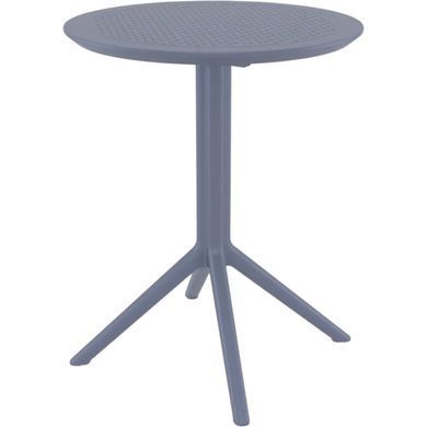Стіл круглий Siesta Sky Folding Table &Oslash;60 Dark Grey фото