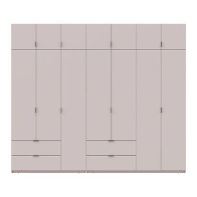 Шафа для одягу Doros Лукас Кашемір 3+4 ДСП 280х50х240 DRS-011716 (42005120)