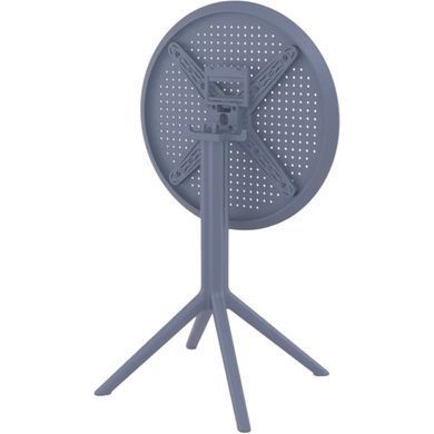 Стіл круглий Siesta Sky Folding Table &Oslash;60 Dark Grey фото