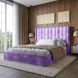 Двуспальная кровать с подъемным механизмом LION Нино 180x200 см SILK 401 Лавандовый
