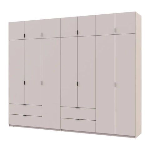 Шафа для одягу Doros Лукас Кашемір 3+4 ДСП 295х50х240 DRS-011717 (42005124)