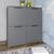 Тумба чотирьохдверна LION Краш 82x43x86 см 82x43x86 см Антрацит