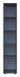 Шкаф-пенал с зеркалом Doros Гелар 39х49,5х203,4 см Графит (DRS-011130) фото 6