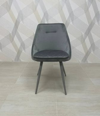 Обеденный стул ВАЛЕНСИЯ GREY velvet