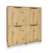 Тумба четырехдверная LION Краш 82x43x86 см Дуб артизан