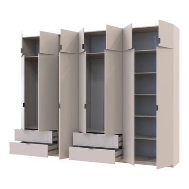 Шафа для одягу Doros Лукас Кашемір 3+4 ДСП 315х50х240 DRS-011719 (42005136)