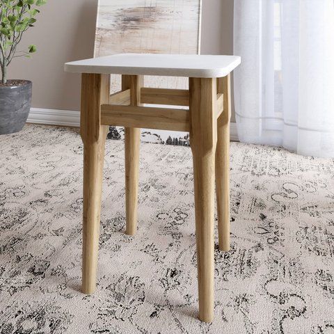 Табурет на кухню Маямі кромка ПВХ 0,45 мм Бетон Style фото