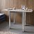 Обеденный стол раскладной LION Нота Мини Кашемир 60x70/70x120