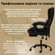 Кресло компьютерное DEXON PRIME из эко-кожи с подставкой для ног Черный фото 4