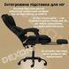 Кресло компьютерное DEXON PRIME из эко-кожи с подставкой для ног Черный фото 9