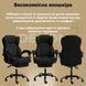 Кресло компьютерное DEXON PRIME из эко-кожи с подставкой для ног Черный фото 5